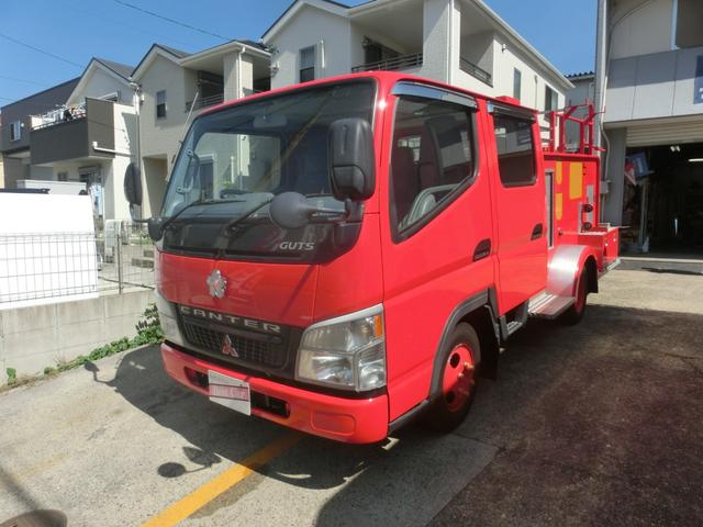 キャンターガッツ(三菱) 消防車　エアバック　エアコン　取説　６人乗り 中古車画像