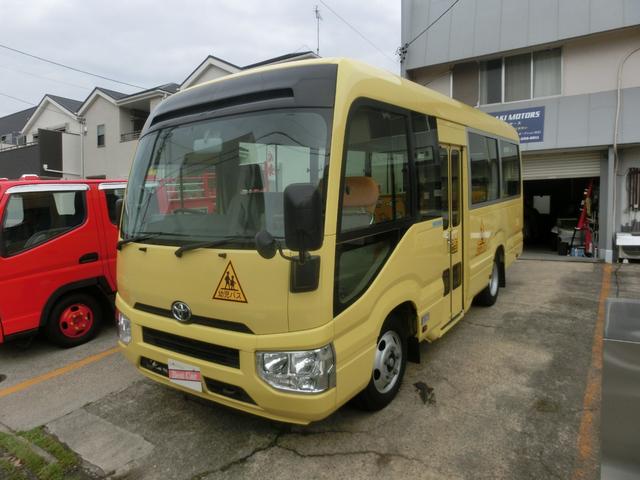 トヨタ コースター 　幼児専用車　純正ＳＤナビ　バックカメラ