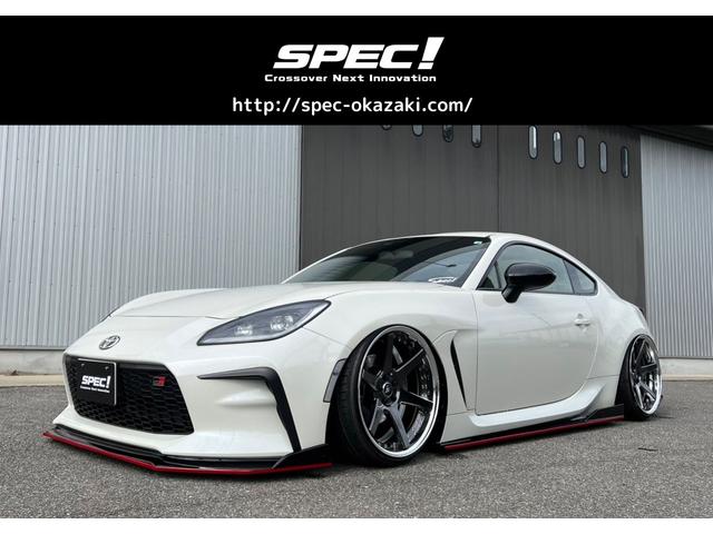 ＧＲ８６(トヨタ) ＲＺ　ローダウン　エアサス構造変更済　ＷＯＲＫＢＡＣＫＬＡＢＥＬＺＥＡＳＴＢＳＴ１　１９インチ　ＳＰＥＣデモカー　６速ＭＴ 中古車画像