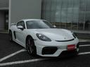 ポルシェ７１８ケイマンＧＴ４入庫しました。 １オーナーで４千キロです。なかなか入手困難車両ですので是非この機会に．