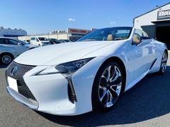 レクサス　ＬＣ　ＬＣ５００　コンバーチブル　サンドベージュトップ　オーカーキャメルレザーインテリア