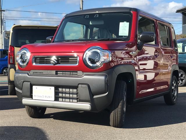 ハイブリッドＧ　届け出済み未使用車　クリアランスソナー　オートクルーズコントロール　レーンアシスト　衝突被害軽減システム　オートライト　ＬＥＤヘッドランプ　スマートキー　アイドリングストップ　電動格納ミラー