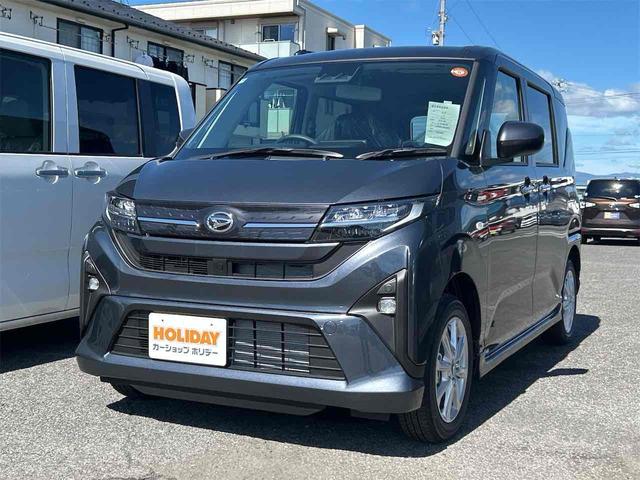 ムーヴ Ｇ　届け出済み未使用車　バックカメラ　両側スライド・片側電動　クリアランスソナー　衝突被害軽減システム　オートライト　ＬＥＤヘッドランプ　スマートキー　アイドリングストップ　電動格納ミラー　ベンチシート（1枚目）