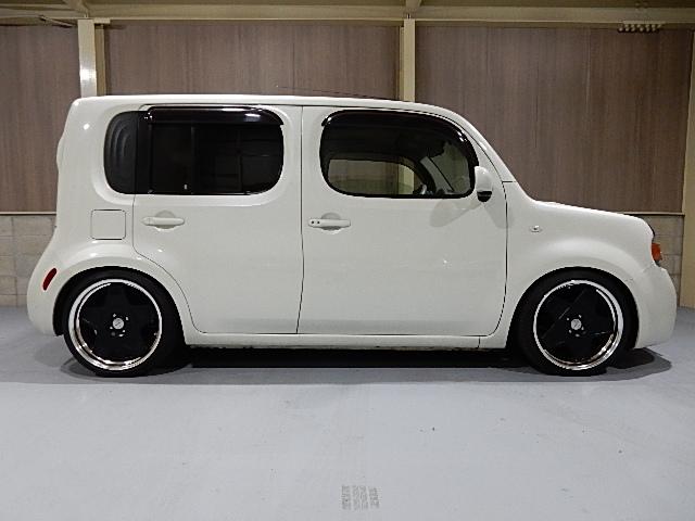 日産 キューブｕｓ仕様 車高調 ｗｏｒｋ１８インチ ｕｓパーツ多数の中古車 車体価格65 8万円 10 平成22 年式 走行8 0万キロ 車体色パールホワイト 愛知県小牧市北外山１１６３ ２ ガレージフジモトの在庫 グーネット中古車