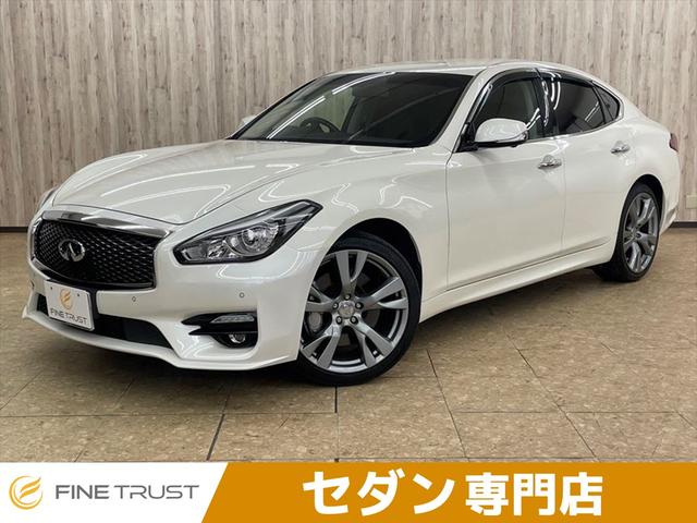 フーガ ３７０ＧＴ　タイプＳ　保証付　アラウンドビューモニター　純正ＳＤナビ　シートメモリー　パワーシート　レーダークルーズコントロール　オットマン　エマージェンシーブレーキ　パドルシフト　ＥＴＣ