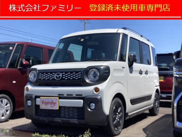 ハイブリッドＸＳ　届け出済み未使用車　両側電動スライドドア　クリアランスソナー　オートクルーズコントロール　レーンアシスト　衝突被害軽減システム　オートライト　ＬＥＤヘッドランプ　スマートキー　アイドリングストップ