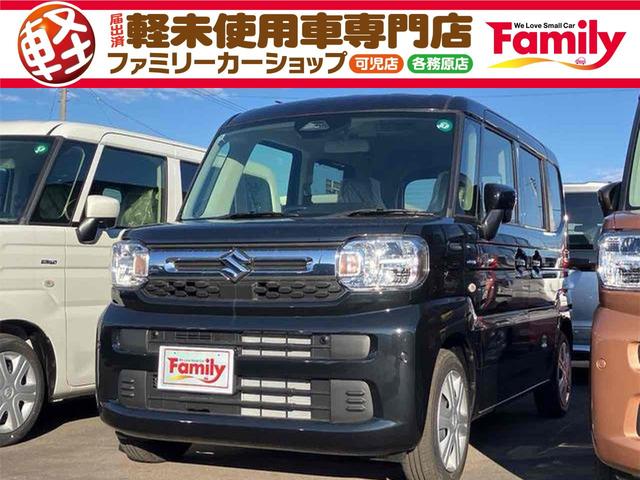 ハイブリッドＸ　届け出済み未使用車　両側電動スライドドア　クリアランスソナー　レーンアシスト　衝突被害軽減システム　オートライト　ＬＥＤヘッドランプ　スマートキー　アイドリングストップ　電動格納ミラー　シートヒーター
