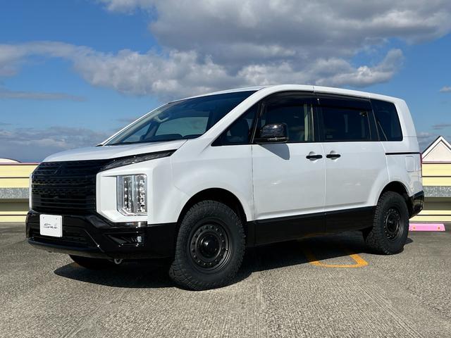 三菱 デリカD:5 シャモニー 新車カスタム ブラック塗装 三菱 デリカD:5 シャモニー 新車カスタム ブラック塗装