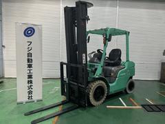 三菱  フォークリフト・型式FDE25T・燃料タイプディーゼル(軽油)・荷重0.6t・揚高6.0m・マスト3段フルフリー・サイドシフト 中古車画像