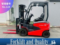 日本  ニチユフォークリフト・FB15P-80-3F430SF・燃料タイプバッテリー・バッテリーカウンター・最大荷重1.4t 最大揚高4.3m・3段フルフリー・サイドシフト 公道走行可 中古車画像