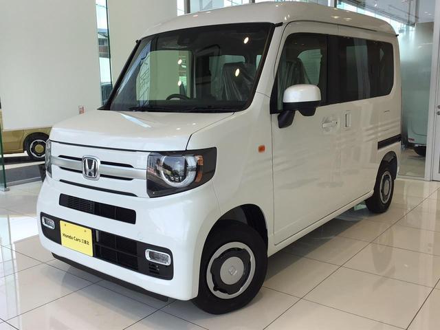 ホンダ Ｎ－ＶＡＮ＋スタイル ファン・ターボホンダセンシング　ＡＴ　オートクルーズコントロール　バックカメラ　両側スライドドア　アイドリングストップ　オートライト　エアコン　パワーウィンドウ