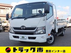 日野　デュトロ　平ボディ　積載３ｔ　ワイドロング全低床　幅広荷台