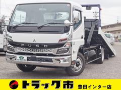 三菱ふそう　キャンター　積載車　カスタム　３ｔ　極東フラトップゼロ