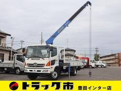 日野　ヒノレンジャー　４段クレーン　ラジコン　積載２６５０ｋｇ　タダノ