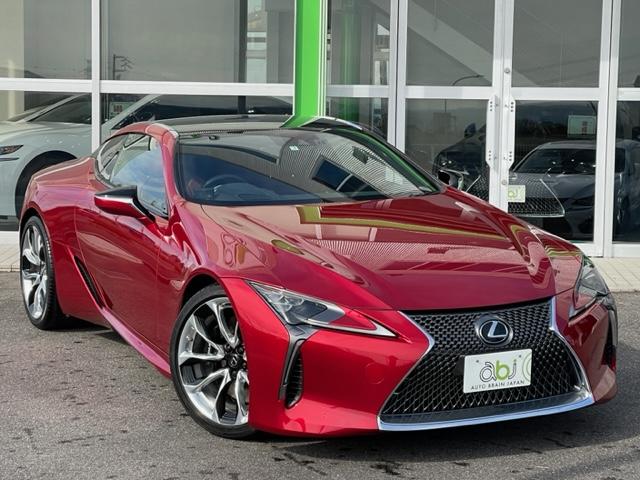 レクサス ＬＣ ＬＣ５００　Ｓパッケージ　１オーナー買取車　レッドインテリア