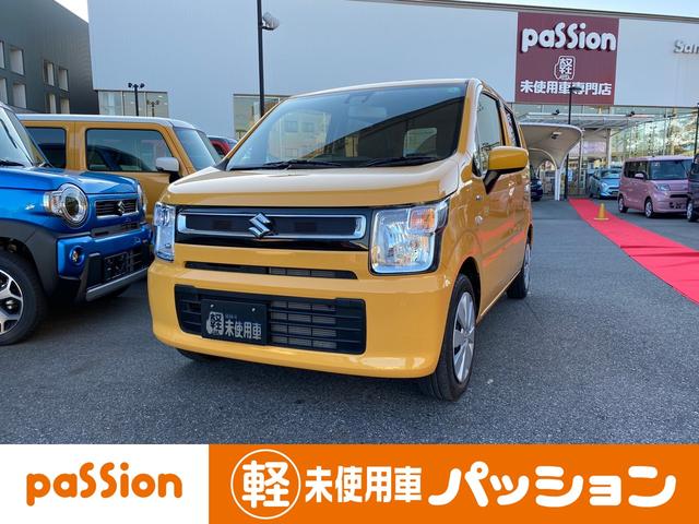 ハイブリッドFX 届出済未使用車 衝突軽減ブレーキ コーナーセンサー ベンチシート フルフラット マイルドハイブリッド オートライト シートヒーター オートエアコン スマートキー(1枚目)