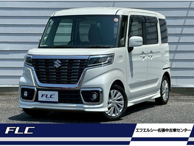 平成３１年２月登録　スペーシアカスタム　ＨＶ　ＧＳ 純正アルミホイール　ＬＥＤヘッドライト　スライドドア　バックカメラ