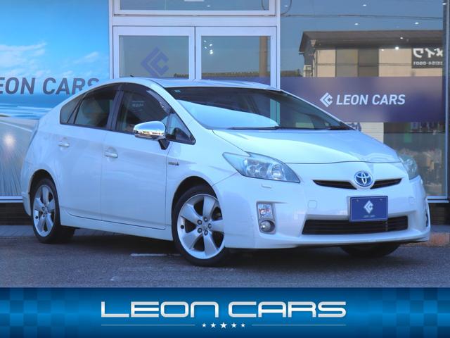 【レオンカーズ】ＬＥＤヘッド純正ＳＤナビＢカメ地デジ スマートキーＦフォグＤバイザ純正１７インチＡＷビルトインＥＴＣステコン