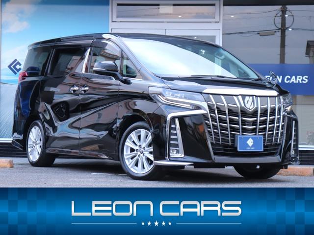 【レオンカーズ】後期モデル両側電動ドア後席モニター セーフティセンスＬＥＤヘッド社外９型ナビＢカメ地デジＢＴ音楽スマートキー