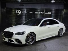 Sクラス S500 4マチックロング AMGラインパッケージ ファーストエディション 正規ディーラー車 パノラミックスライディングルーフ ロワリングキット ワイドスペーサー ゴールドキャリパー塗装 リアエンターテイメントシステム 110台限定 ブルメスター 中古車画像
