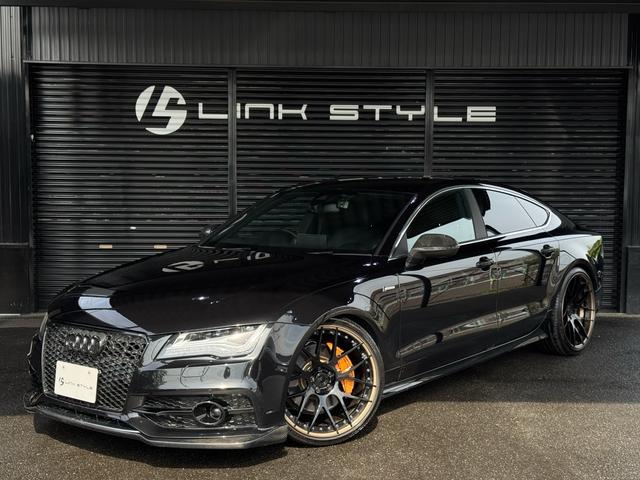 Ａ７スポーツバック(アウディ) ３．０ＴＦＳＩクワトロ　正規ディーラー車　右Ｈ　カーボンフロントスポイラー　ＢＣフォージド２１インチホイール　ダウンサスペンション　オレンジゴールドブレーキキャリパー　Aftermarket４本出しマフラー　カーボンリアスポイラー 中古車画像