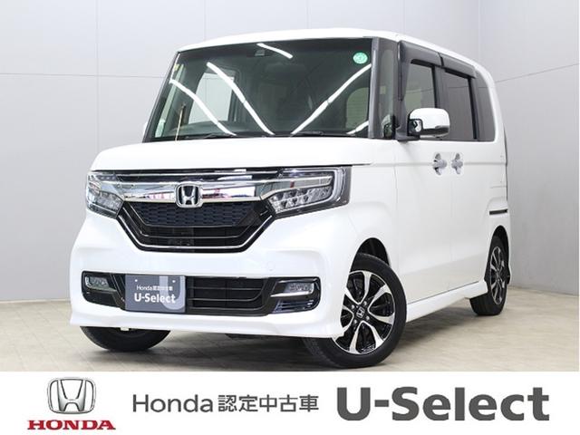 Ｎ－ＢＯＸカスタム Ｇ・Ｌホンダセンシング　ワンオーナー　禁煙車　純正８インチナビ　フルセグ　ＤＶＤ　ＣＤ　Ｂｌｕｅｔｏｏｔｈ　音楽録音　リアカメラ　ＥＴＣ　ステアリングリモコン　クルーズコントロール　シートヒーター　両側パワースライドドア（1枚目）