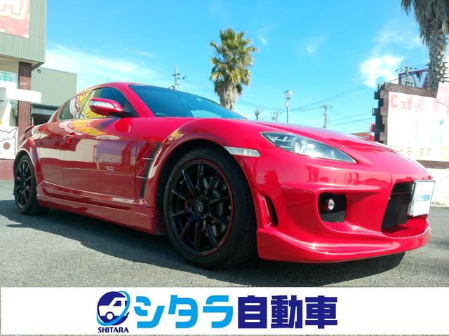 マツダ ＲＸ－８ タイプＳ　ｉｎｇｓエアロ　ＴＥＩＮ車高調　ＥＤＦＣ　Ｄｅｆｉ追加計　ＡＵＴＯＥＸＥタワーバー＆フロアブレース