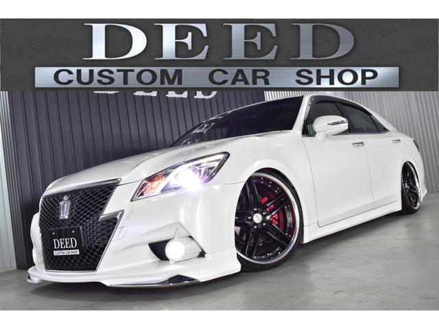 クラウン(トヨタ) アスリートＳ　フルエアロ　新品フルタップ式車高調　ＷＯＲＫグノーシス２０インチ　新品タイヤ　ＬＥＤフォグ　ウィンカーミラー 中古車画像