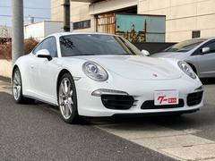 ポルシェ　９１１　９１１カレラ４　ディーラー車　左ハンドル　ブラックレザーシート