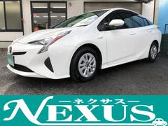 プリウス S 禁煙車 トヨタセーフティセンス レーダークルーズコントロール 社外ナビ Bluetoothオーディオ LEDヘッドライト バックカメラ ETC オートライト オートエアコン 中古車画像