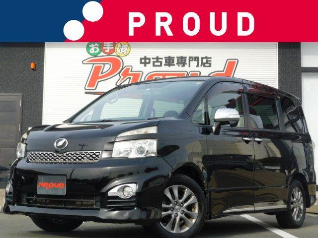 トヨタ ヴォクシー ＺＳ　煌ＩＩ　１年保証付　後期型　車検令和７年７月迄　純正ＨＤＤナビ　フルセグ　両側パワースライドドア　後席フリップダウンモニター　バックカメラ　Ｂｌｕｅｔｏｏｔｈ接続　ＨＩＤオートライト　ＥＴＣ　プッシュスタート