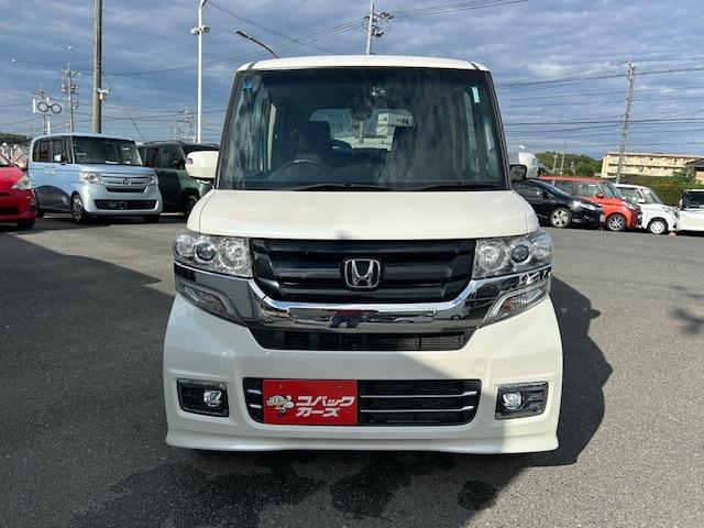Ｎ－ＢＯＸカスタム Ｇ　ＳＳパッケージ　／両側電動スライド／ナビＴＶ／Ｂｌｕｅｔｏｏｔｈ／ＨＩＤ／ＥＴＣ／前席シートヒーター／スマートキー／ＤＶＤ再生／イモビライザー（1枚目）
