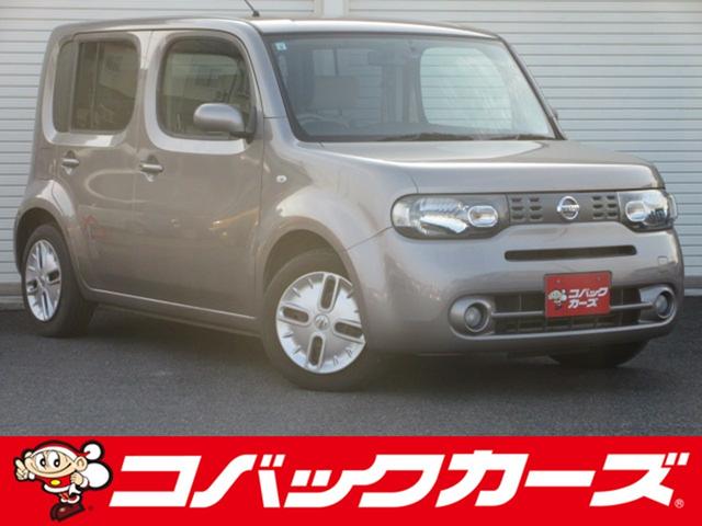 キューブ(日産) １５Ｘ　Ｖセレクション　／禁煙／ナビＴＶ／Ｂｌｕｅｔｏｏｔｈ／スマートキー／ＤＶＤ再生／イモビライザー／オートライト／オートエアコン／電動格納ミラー 中古車画像