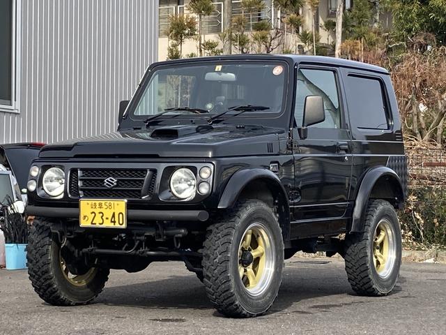 ジムニー(スズキ) ワイルドウインド　全塗装　４ＷＤ　社外前後バンパー　リフトアップ　ＭＴ　Ｂｌｕｅｔｏｏｔｈ接続 中古車画像