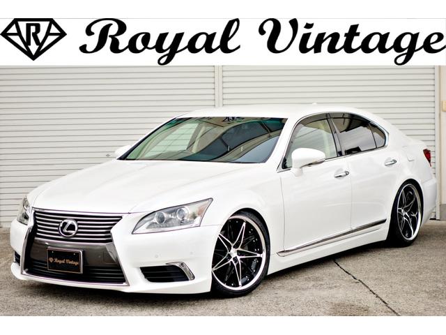 ＬＳ ＬＳ４６０　バージョンＣ　カスタム車輛　新品ＷＯＲＫシュヴァートＳＧ１ブラックカットクリア２０インチアルミ　新品エアサスコントローラー　黒革シート　パワーシート　シートクーラー　純正ナビ　クルーズコントロール　ドラレコ（1枚目）