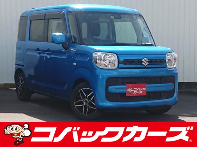 スペーシア ハイブリッドＧ　４ＷＤ／禁煙／８型ナビＴＶ／全周囲カメラ／衝突軽減ブレーキ／シートヒーター／スマートキー／ＤＶＤ再生／オートマチックハイビーム