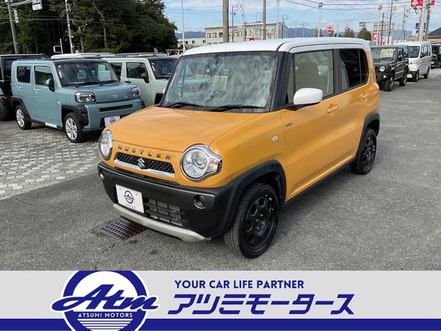 ハスラー Fリミテッド フルセグTV バックカメラ CD スマートキー HIDライト プライバシーガラス ABS ESC アイドリングストップ 衝突被害軽減ブレーキ DVD再生 シートヒーター(1枚目)