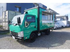 いすゞ  キッチンカー 移動販売車 フードトラック 8ナンバー 1.5t ディーゼルキッチンカー 1.5t移動販売車 保健所対応フードトラック 内装新品 シンク 換気扇 照明 作業台 中古車画像