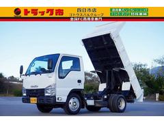 いすゞ　エルフトラック　３ｔ　ダンプ　強化　フルフラットロー