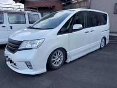 日産　セレナ　ハイウェイスター　Ｖセレクション　イデアル製エアサスペンション構造変更済み