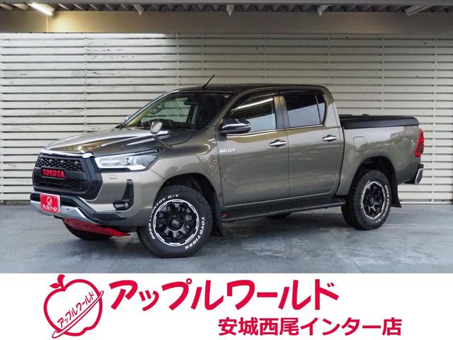 ハイラックス(トヨタ) Z GRバンパーカバー GRアンダーカバー GRサイドステップ GRスポーツマフラー LEDライト付フロントグリル MADCROSS17インチAW ハードトノカバー TOYOTAデカール スマートキー2個 中古車画像