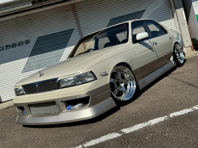 ワンダーフルエアロ 車高調 ワークホイール 社外マフラー 前置きI/C RB25DETターボエンジン 5速MT載替