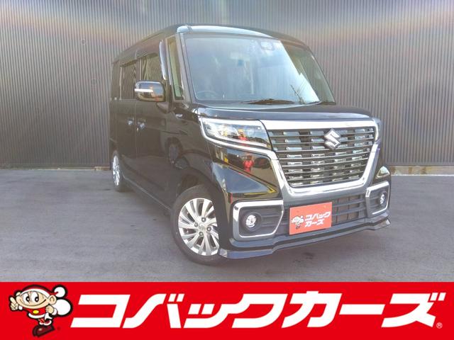 スズキ スペーシアカスタム ハイブリッドＧＳ　電動スライド　ナビＴＶ　１オーナー