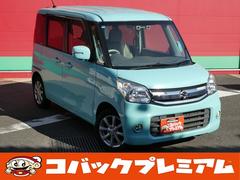 スペーシア T デュアルカメラブレーキサポート/電動スライド/禁煙/ナビTV/Bluetooth/全周囲カメラ/HID/ETC/シートヒーター 中古車画像