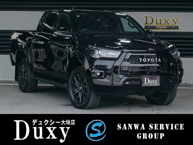 ハイラックス(トヨタ) Ｚ　ＧＲスポーツ　パノラミックビューモニター　ＥＴＣ　ブレーキキャリパー（レッド）　専用１８インチアルミホイール　専用グリル　クリアランスソナー　オーバーフェンダー　パワーシート　アルミペダル　ドアハンドルプロテクター 中古車画像