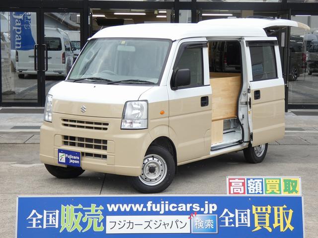 スズキ エブリイ 移動販売車 キッチンカー 新規架装 フローリングフロア 仕切り板 販売カウンター ｌ字カウンター ｅｔｃユニットの中古車 車体価格109万円 14 平成26 年式 走行8 8万キロ 車体色替ホワイトｉｉ 岐阜県安八郡安八町東結１４０５ 株 フジカーズ