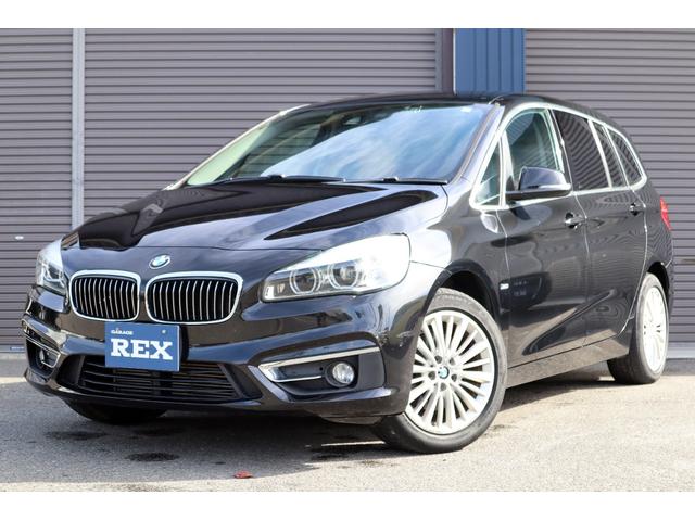 ２シリーズ(BMW) ２１８ｄグランツアラー　ラグジュアリー　カロッツェリア地デジチューナー　アルパインリアモニター　純正ナビ　バックカメラ　ＥＴＣ　Aftermarketレーダー　ブラウンレザーシート　シートヒーター　パワーバックドア　純正アルミ 中古車画像
