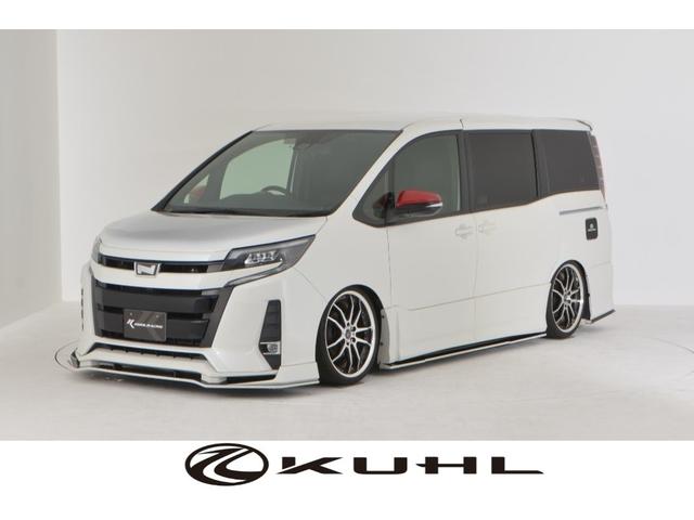 トヨタ ノア Ｓｉ　ＳｉＫＵＨＬ－８０Ｎ－ＳＳ・フルエアロ・エアフォースエア－サスペンション・ＳＤナビ・ＶＥＲＺホイール１９インチ・フルカスタムコンプリートカー・禁煙車・両側パワースライドドア・社外テールランプ