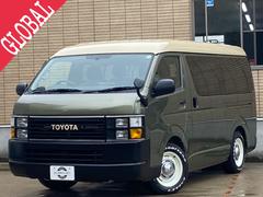 ハイエースワゴン GL リノカコーストライン FLEX カスタムカー 角目4灯 Renocaコーストライン マットブラック塗装 ベッドキット フローリング施工 16インチホワイトレタータイヤ ワイドミドルルーフ 10人乗 ナビ バックカメラ TV 後席モニター パワースライドドア 中古車画像