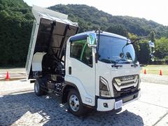 フォワード  土砂ダンプ 電動コボレーン付 極東開発工業製 3.6トン積載 標準幅 ベッドレス ショートキャブ 角底 強化一方開 190馬力 中古車画像